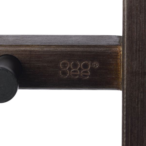 Gorta_brown bamboo frame Leaning Storage Rack with Mirror03